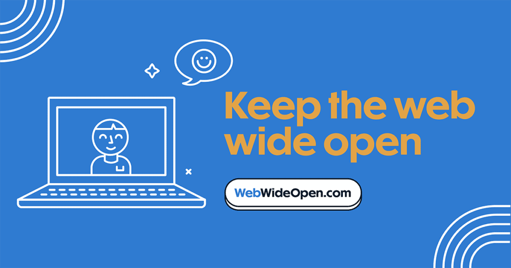 graphic of Web Wide Open